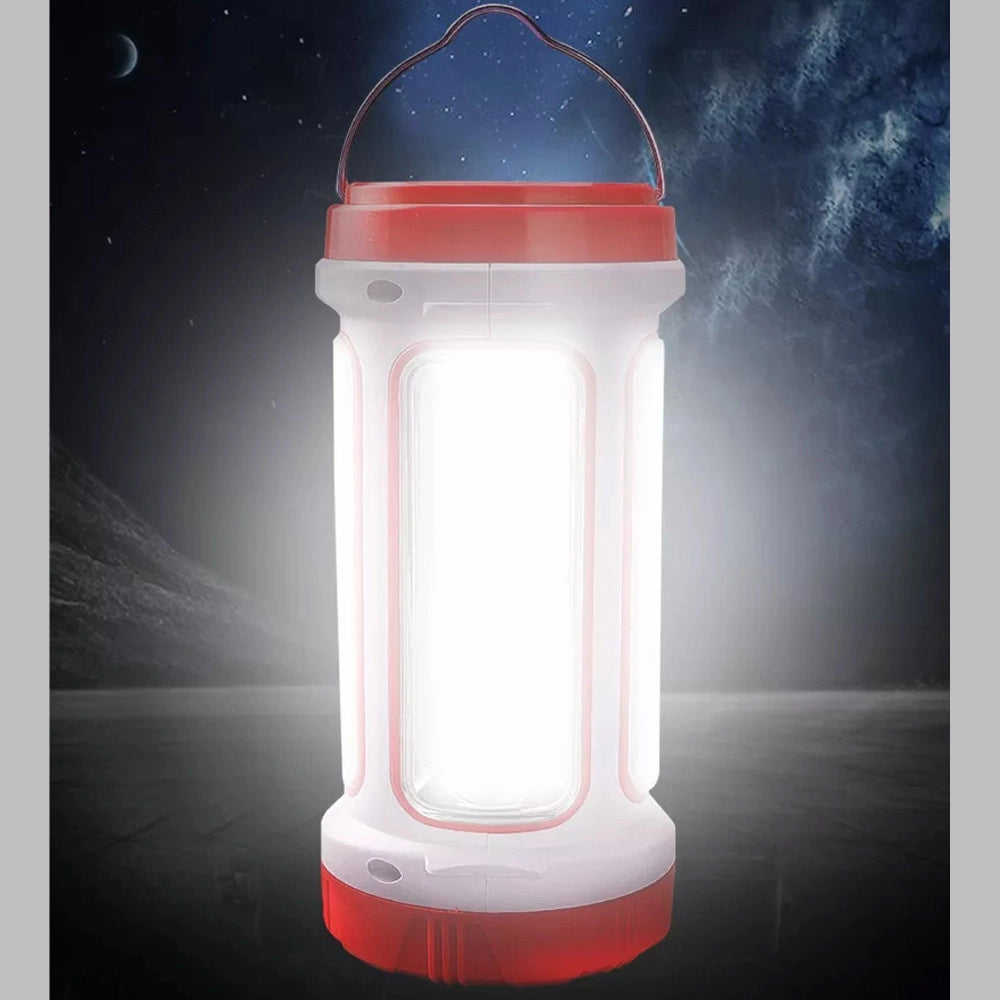 Trade Shop - Torcia Solare Ricaricabile Usb A Led Multifunzione Con Luce Laterale Portatile -