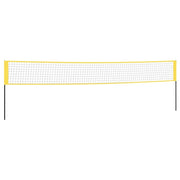 Rete da Badminton Gialla e Nera 600x155 cm Tessuto PE CFW8022036