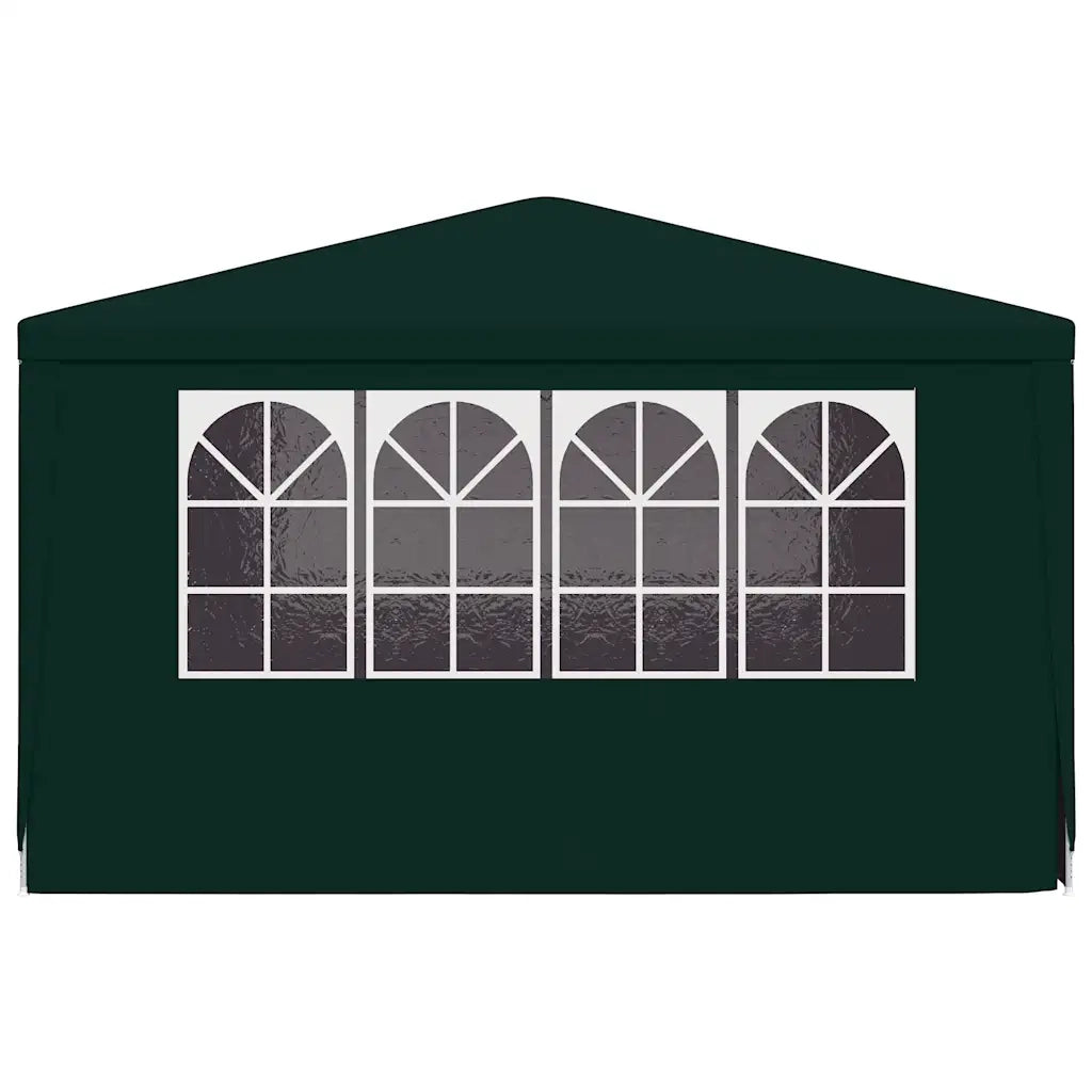 Gazebo Professionale con Pareti 4x4 m Verde 90 g/m²