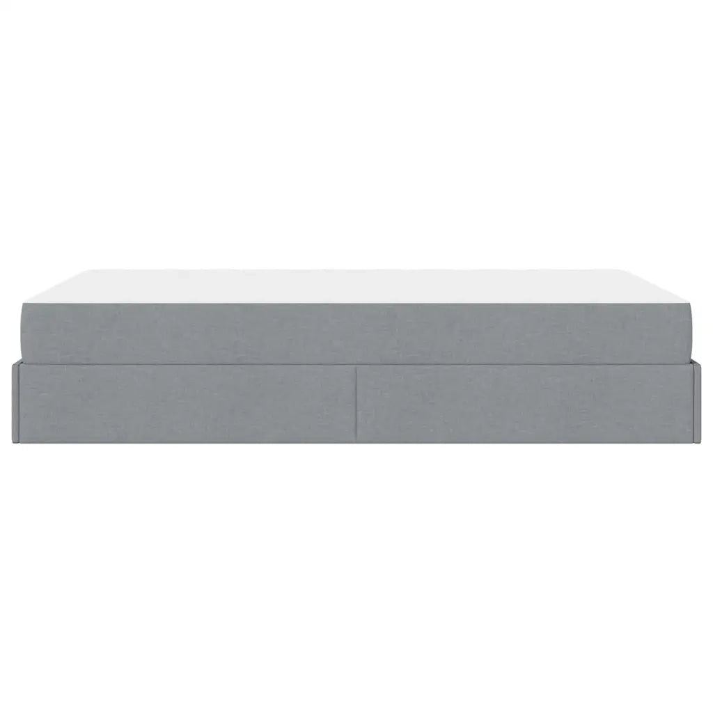 vidaXL Struttura del letto Grigio chiaro 120 x 200 cm Tessuto