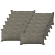 Cuscino con cuscino HOUTEN 12 pz Grigio Chiaro Velluto 933855