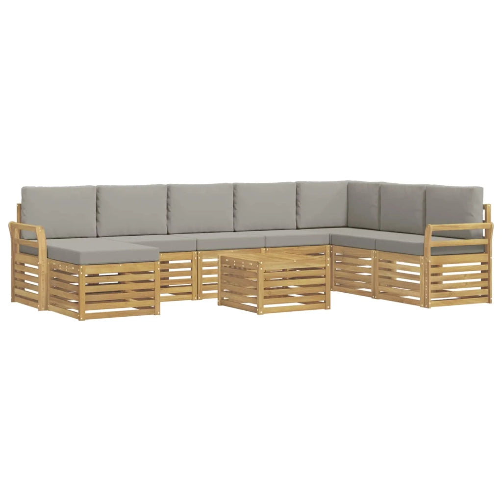 Set divani Legno di Acacia Massello 3392356