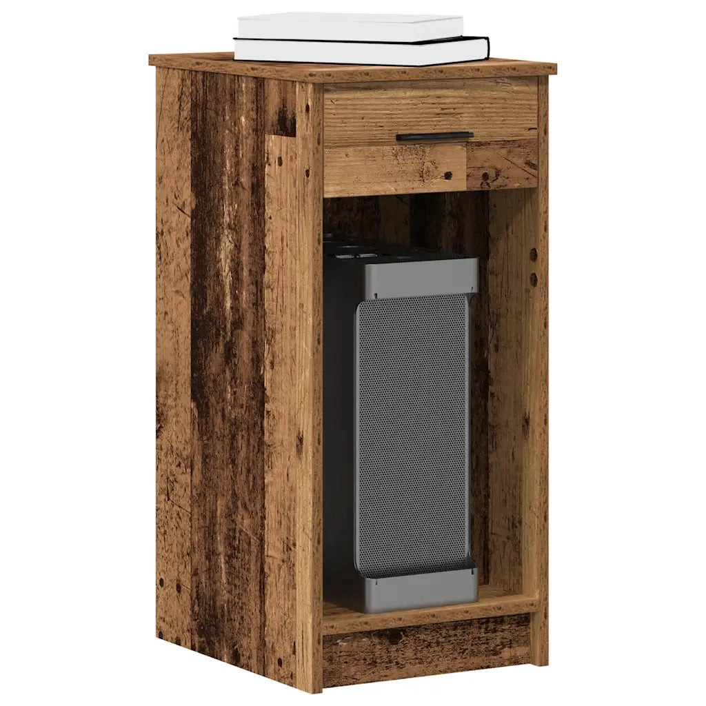Supporto per Computer a Torre con Cassetto Antico 35x45x77 cm CFW4378891