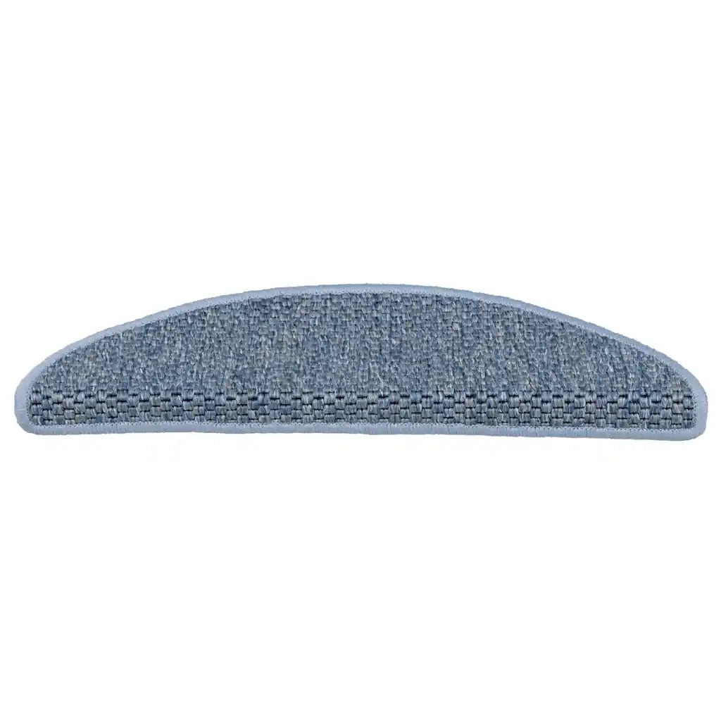 Tappeti Autoadesivi per Scale Aspetto Sisal 30 pz | Gradini per Scale 56x17x3 cm Blu
