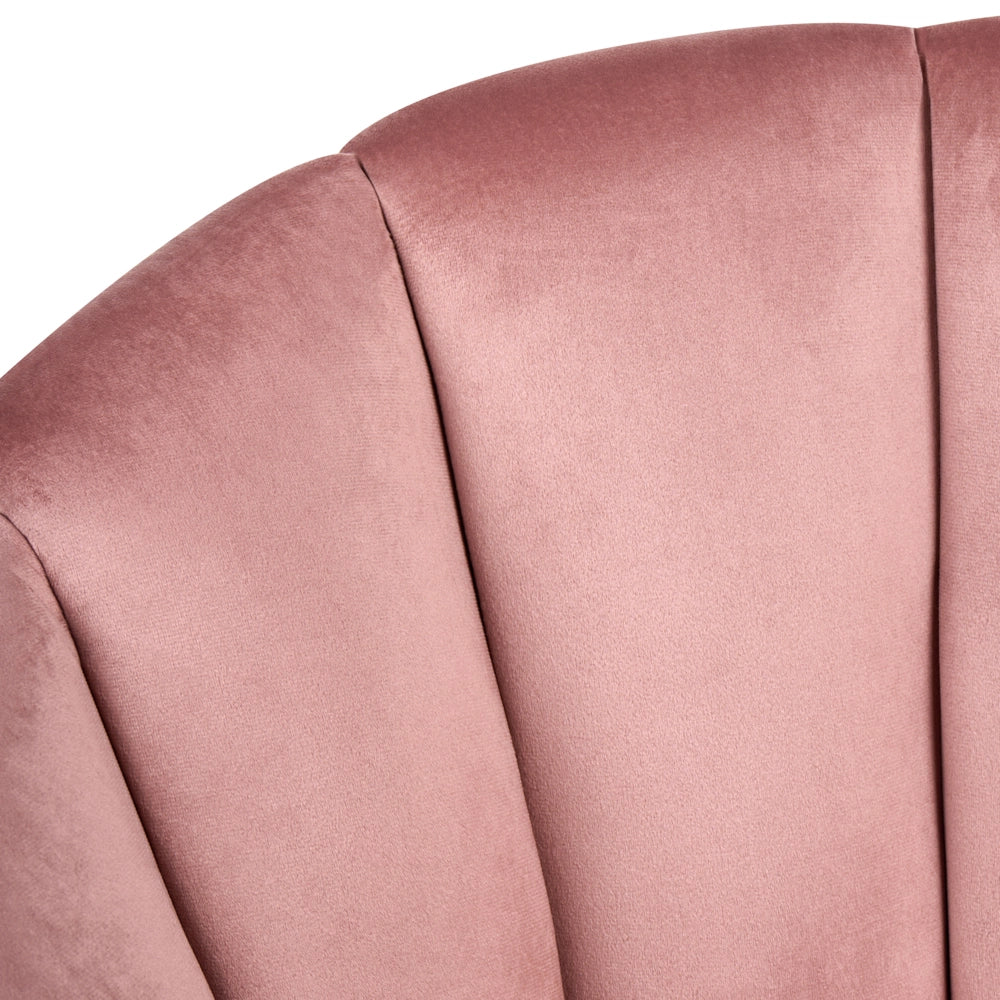 Elegante sedia da ufficio girevole in velluto rosa con base regolabile in altezza Design moderno Home Office