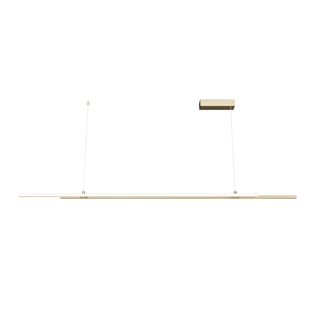 Maytoni Lampadario moderno Halo 1 luce LED integrato ottone alluminio