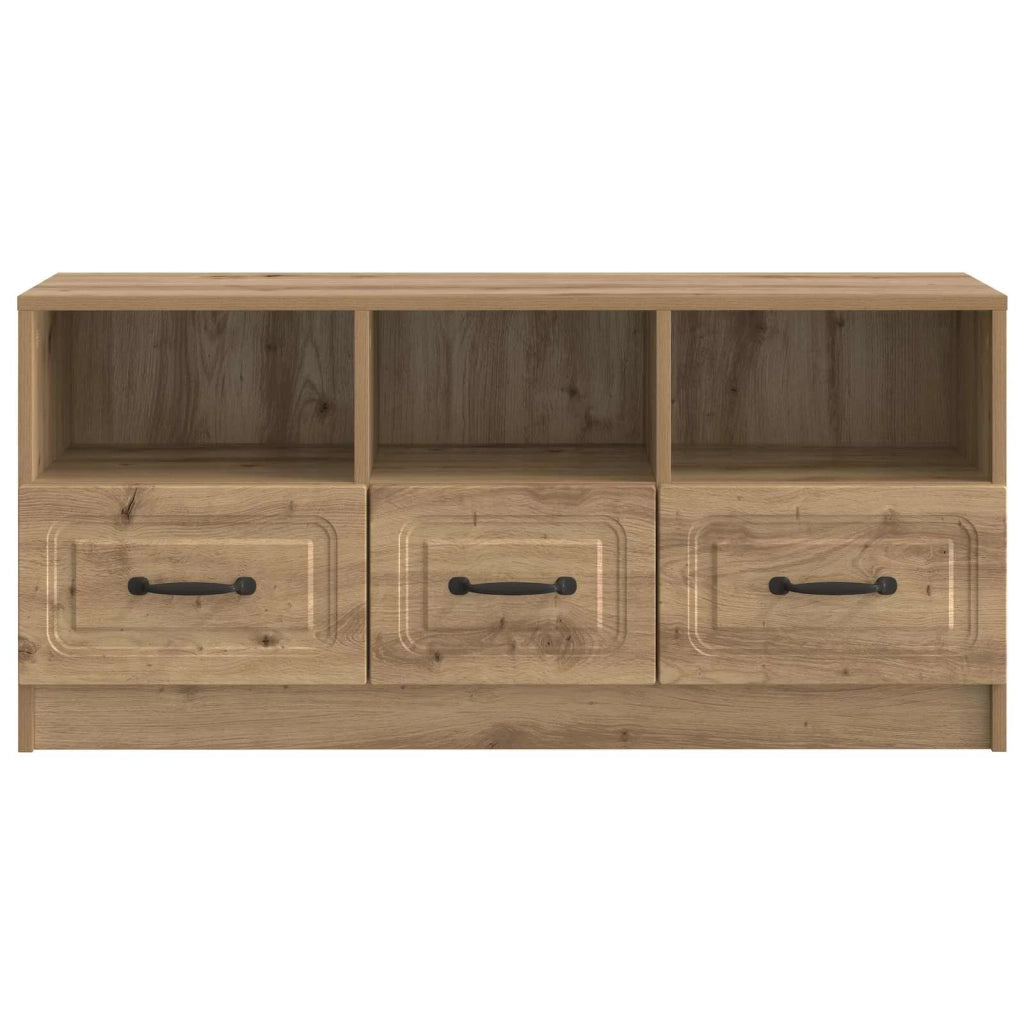 Mobile TV con cassetto Rovere Artigianale 102 x 34,5 x 47 cm