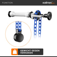 Walimex sfondo expan + catena e peso, blu