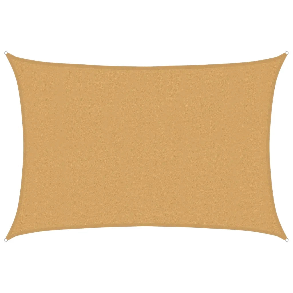 vidaXL Vela Parasole 160 g/m² Rettangolare Sabbia 2,5x4 m in HDPE