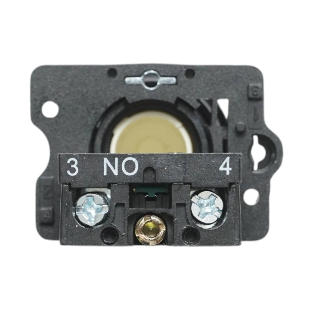 Pulsante di comando bianco con coperchio protettivo 1NO, 400V/10A, LAY5-EP11, IP65 Breckner Germany