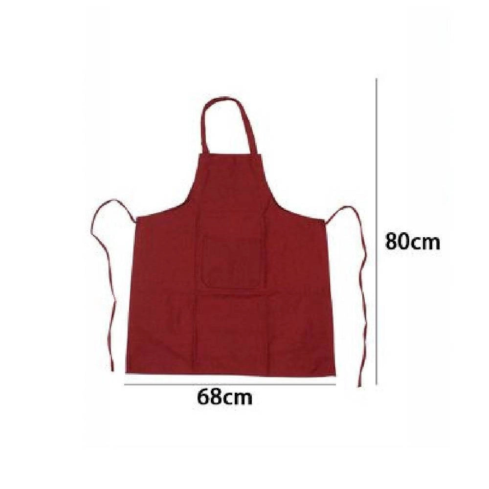 Trade Shop - Grembiule Da Cucina Con Tasca Laccio Girovita Chef Bar Cuoco Tinta Unita 70001 -