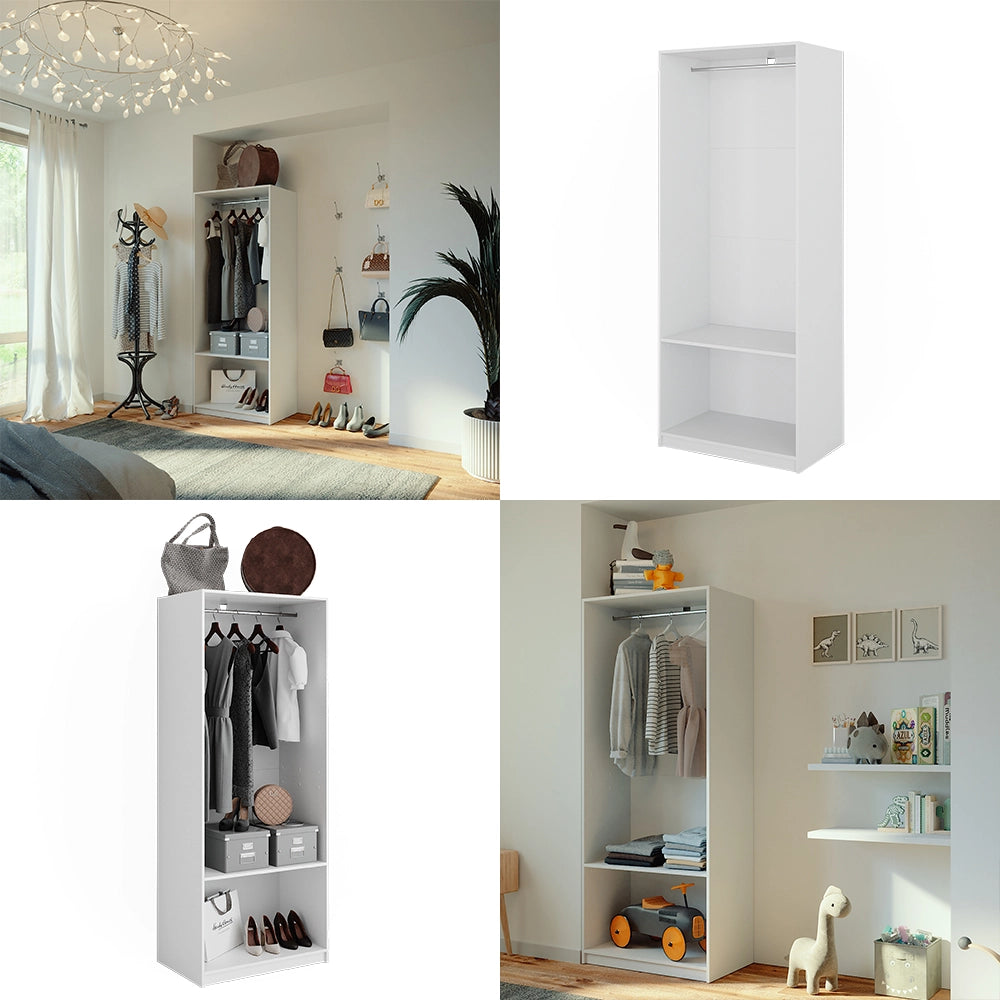 Vicco Armadio Bianco 80 x 200 cm