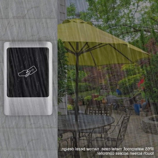 Controllo di accesso RFID - Lettore RFID idroimpermeabile per interni ed esterni (Frequenza: 125 kHz)