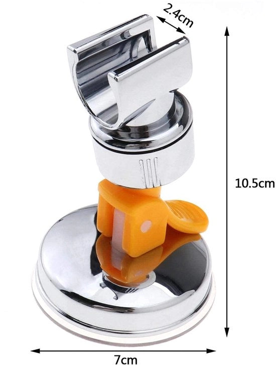 Supporto per doccia 360° rotativo - Ossatura per doccia senza fori - Supporto per parete bagno - Supporto per doccia con gancio - Materiale ABS di alta qualità - Impermeabile e duraturo - Supporto per doccia con gancio per doccia