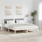 Struttura del letto Grigio chiaro 180 x 200 cm Pino massello 878103