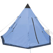 Tenda per 4 Persone-Tenda da campeggio Blu
