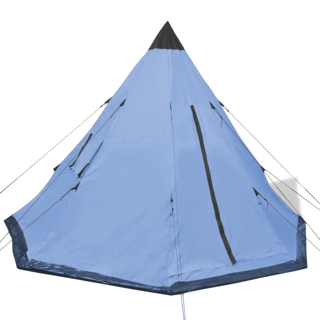 Tenda per 4 Persone-Tenda da campeggio Blu