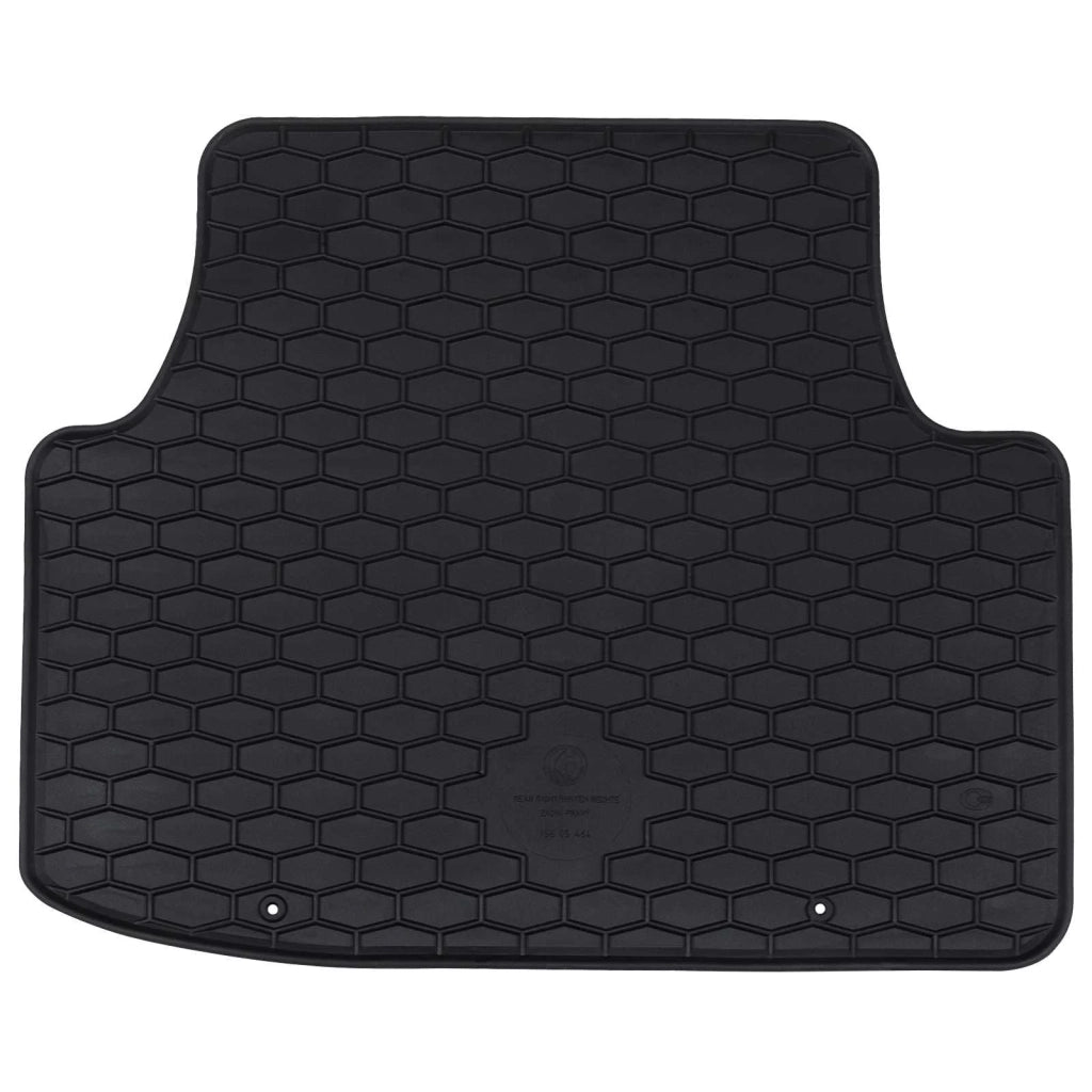 Tappetino per Auto 4 pz Nero Gomma CFW1646315