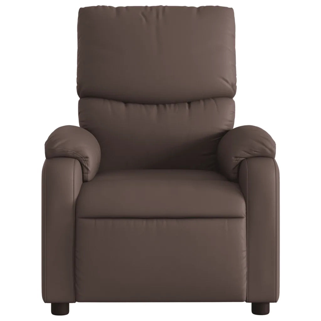 Poltrona Reclinabile Marrone in Similpellecod mxl 83910
