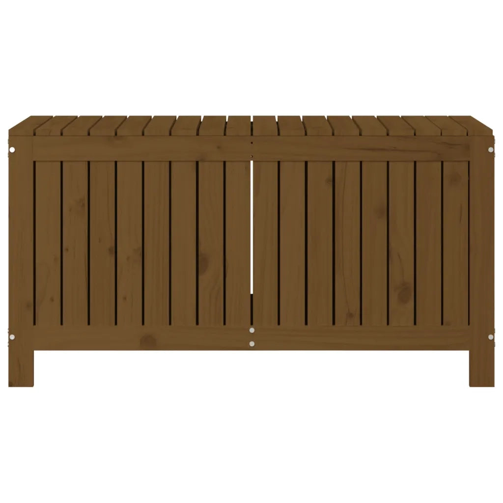 Contenitore da Giardino Ambra 115x49x60 cm Legno Massello Pino