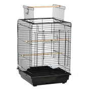 Gabbia per Uccelli ¨C zephmum ¨C Nero Metallo 40x40x59 cm