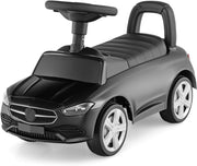 Macchina Cavalcabile per Bambini, Guida Realistica con Volante, Clacson, Suono del Motore, Spazio di Archiviazione Nascosto, Capacità 25 KG, per Bambine e Bambini 1-3 Anni (Nero)