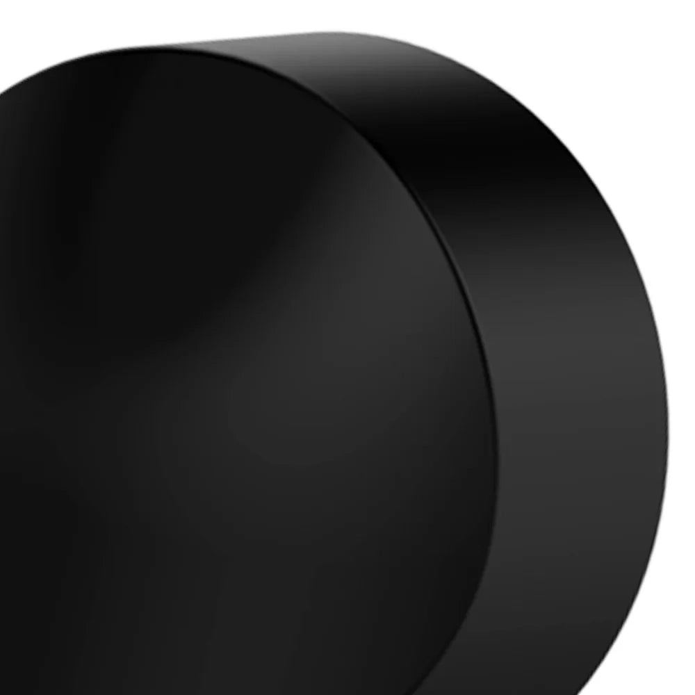 Presa acqua tonda in ottone nero opaco