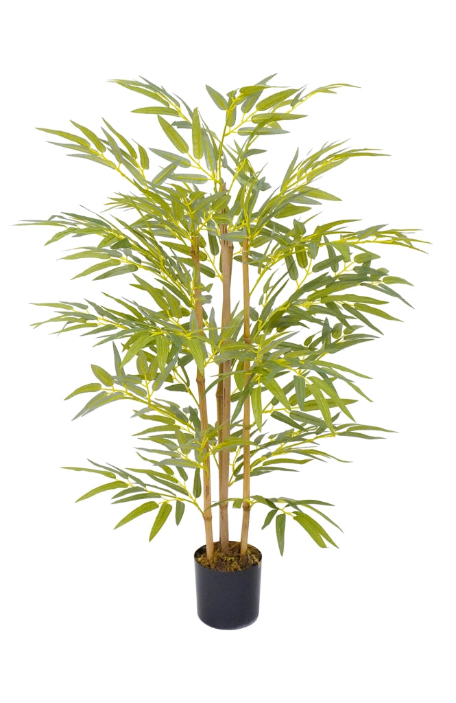 Pianta Finta Da Interno Artificiale Grandi Varie Altezze 100/150/180 Cm Artificiali Vari Modelli Modellabili Decorazioni Casa Ufficio - Bambù - Altezza 100cm