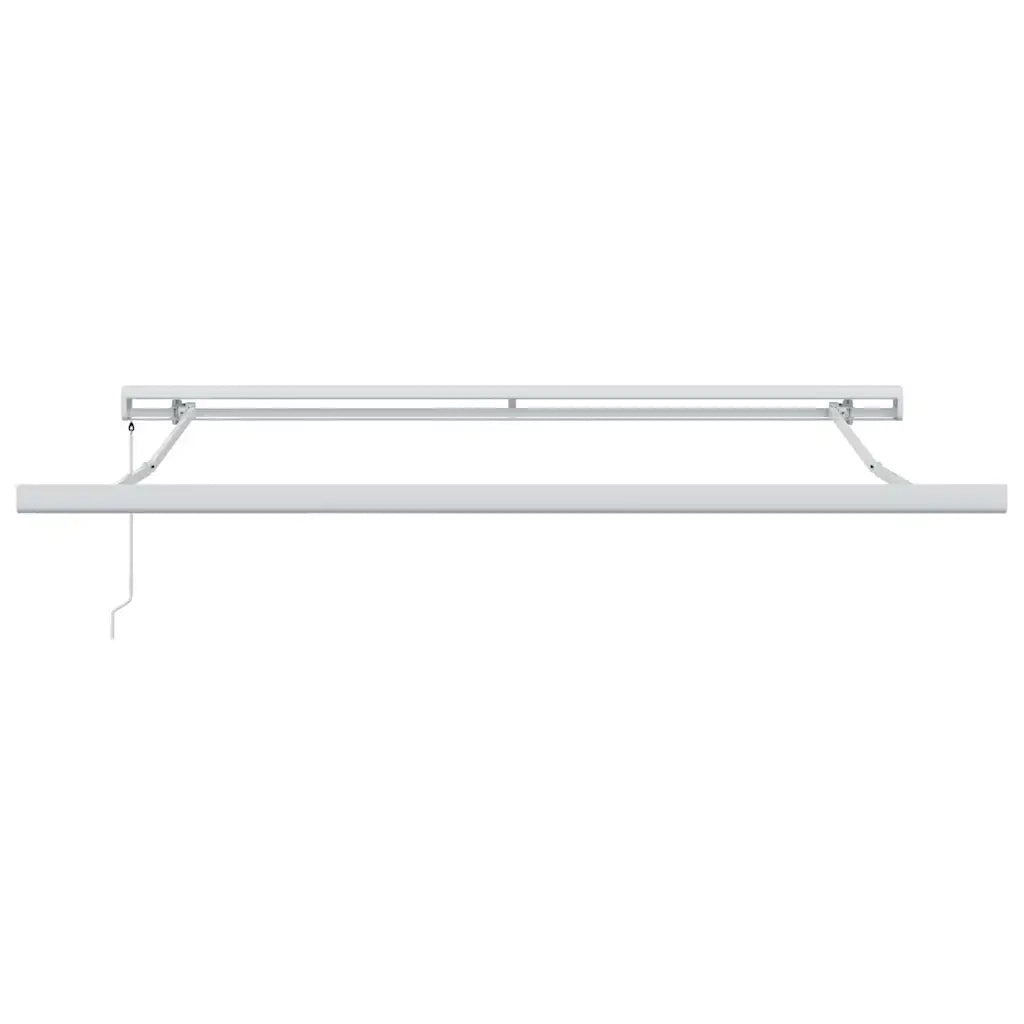 Tenda Retrattile Rosso e Bianco 300 x 250 cm Tessuto e Metallo 3329991