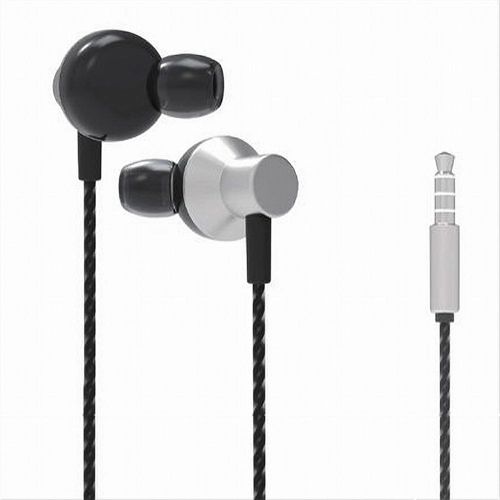 Trade Shop - Auricolare In-ear Cuffie Con Filo 1.2mt Aux3.5mm Con Microfono 4d Sound Au-8t002 -