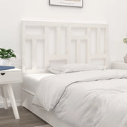 Testiera per Letto-Testata-Testiera Decorativa Bianca 145,5x4x100 cm Legno Massello di Pino 250285