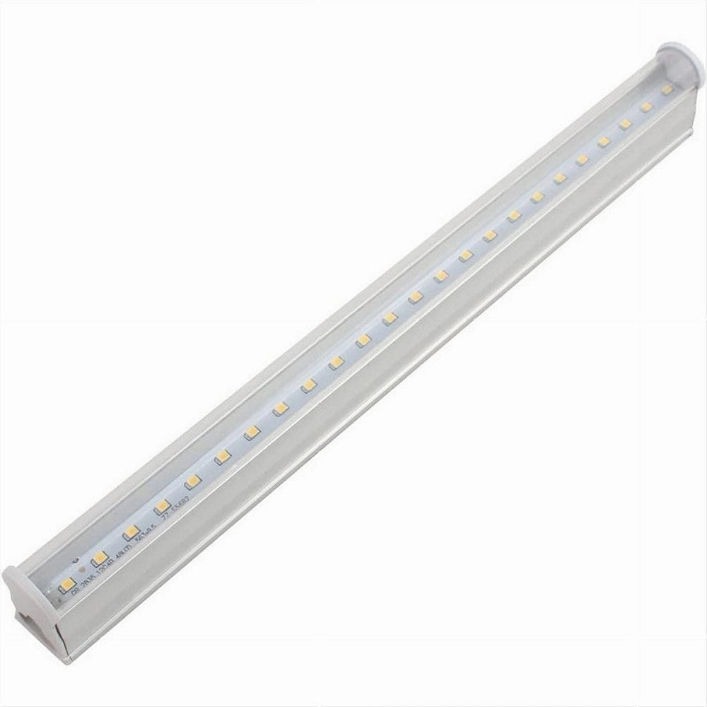 Trade Shop - Plafoniera Neon Sottopensile Led Trasparente Tubo 30 Cm 5 Watt Reglette T5-30t -