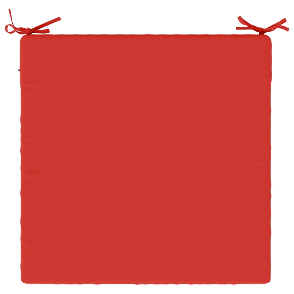 Cuscini per Sedia in 4 Pezzi SOEST 4 pz 100% Poliestere Rosso 944752
