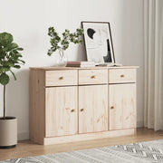 Credenza ALTA 112x35x73 cm in Legno Massello di Pinocod mxl 129771