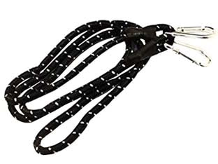 CORDA ELASTICA CON MOSCHETTONI MM.10X1,5MT- - ø mm.10 x mt.1,5 - 5 pezzi ALTE
