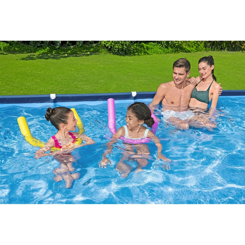 Trade Shop - Piscina Fuori Terra Rettangolare Steel Pro Con Telaio Senza Pompa 400x211x81 Cm 56405 -