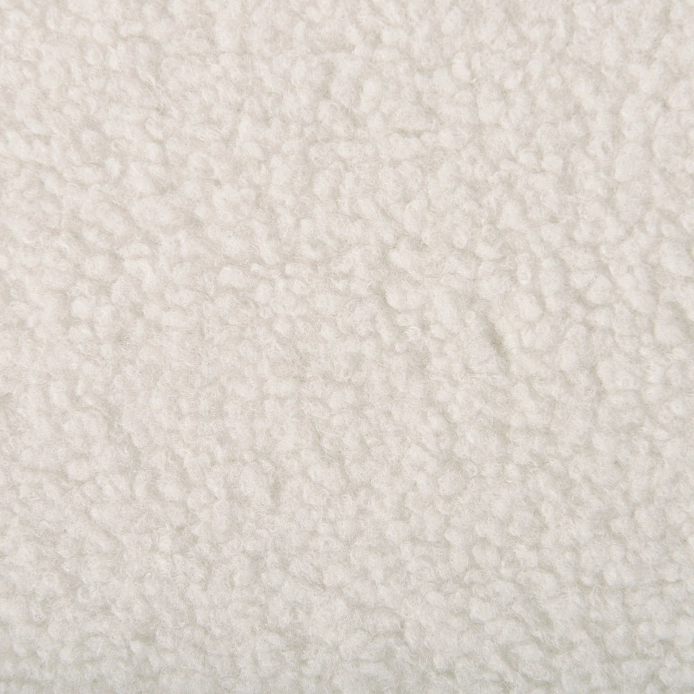 Divano angolare 3 posti sinistro imbottito in ciniglia bianco con funzione di dormiente e schienale imbottito estraibile Gambe in legno