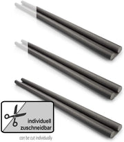 Stoppiatore di vento per porta - sigillatura della soglia - stoppiatore di vento con doppia sigillatura - protezione contro vento e rumore - 86 cm