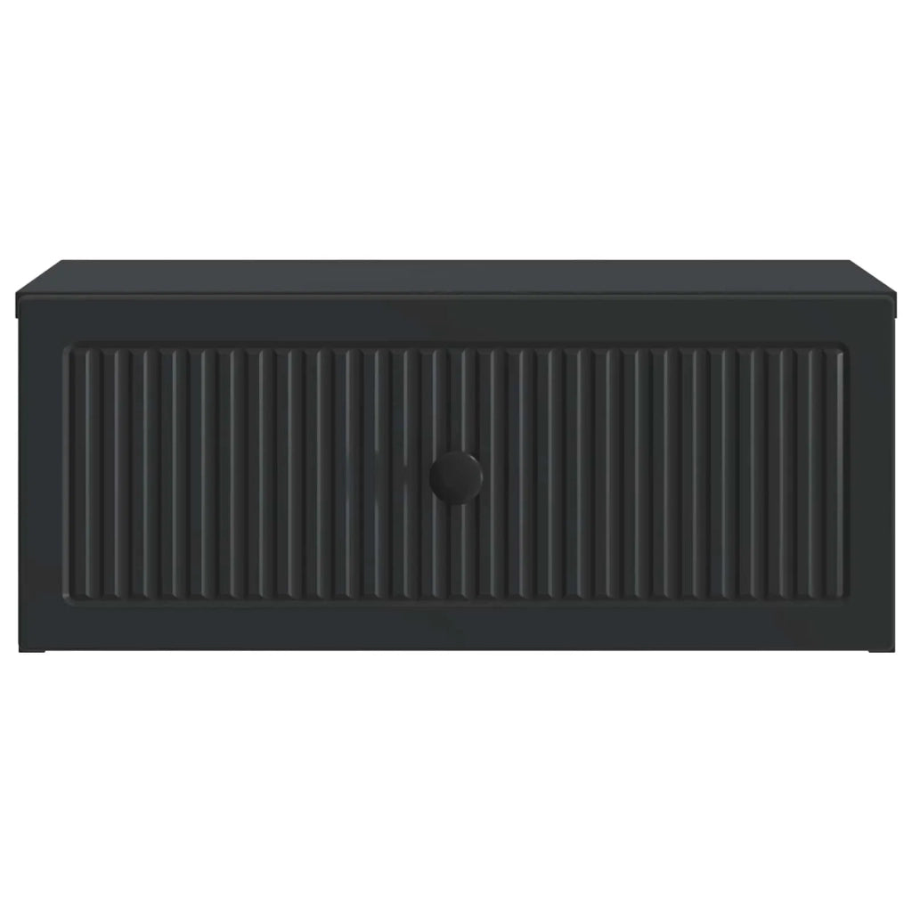 Armadio da Notte Nero 49 x 34,5 x 20 cm Legno ingegnerizzato 897937