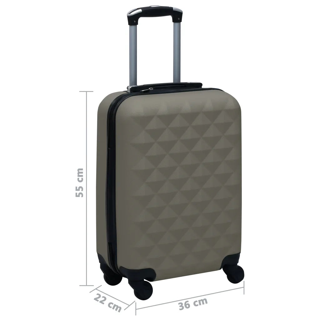 Trolley a Custodia Rigida Antracite ABS cod mxl 49207