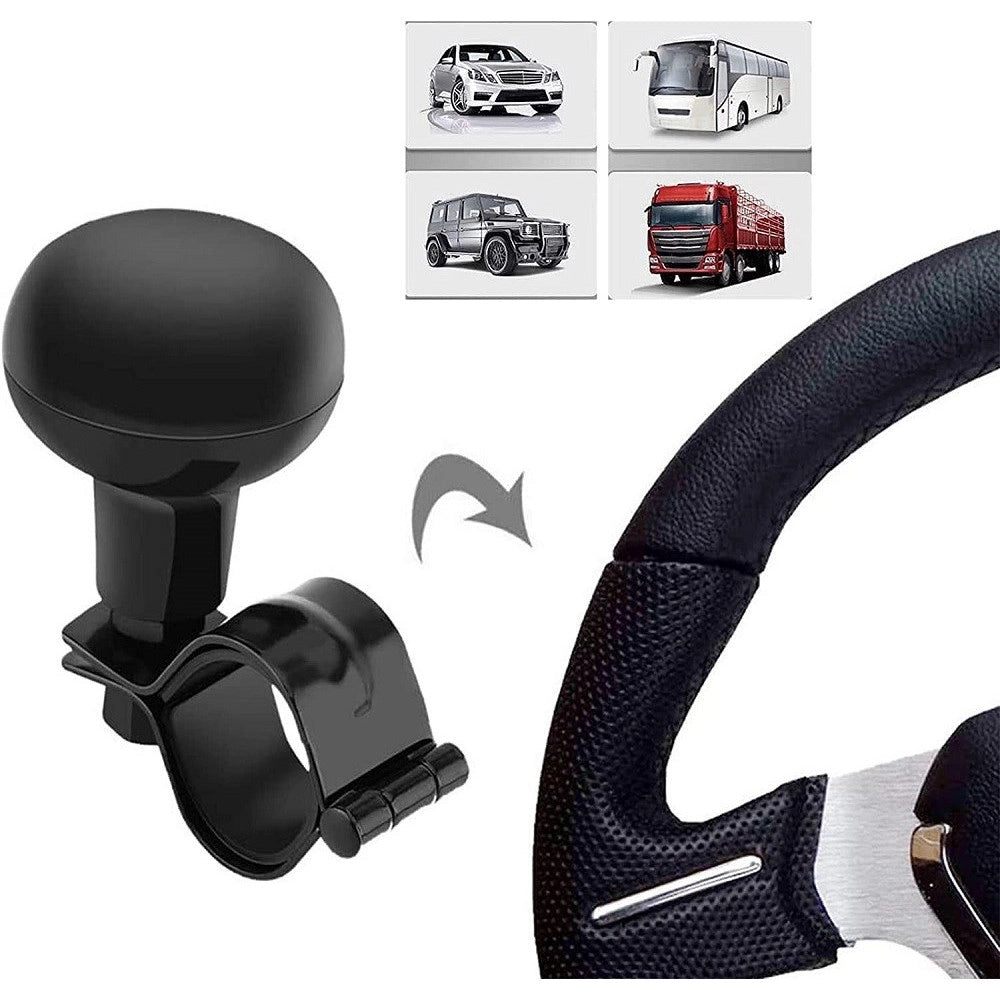 Trade Shop - Manopola Volante Pomello Impugnatura Dello Sterzo Sfera Per Auto Trattore Barca -