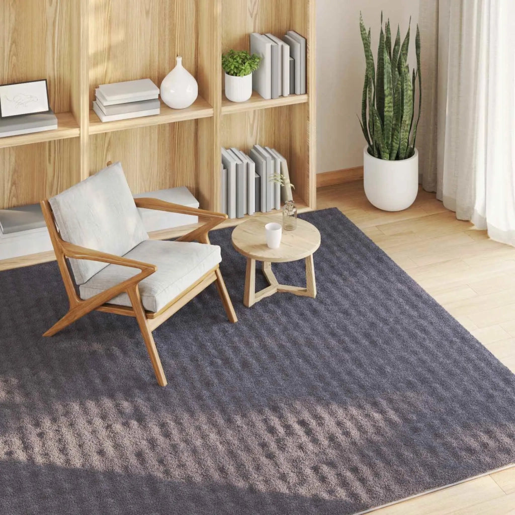 Tappeti per area SIROLO Antracite 200 x 200 cm Poliestere