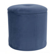 Marvin Pouf Contenitore in Velluto Selina Sgabello Salvaspazio con Vano Portaoggetti Seduta Moderna Elegante per Soggior