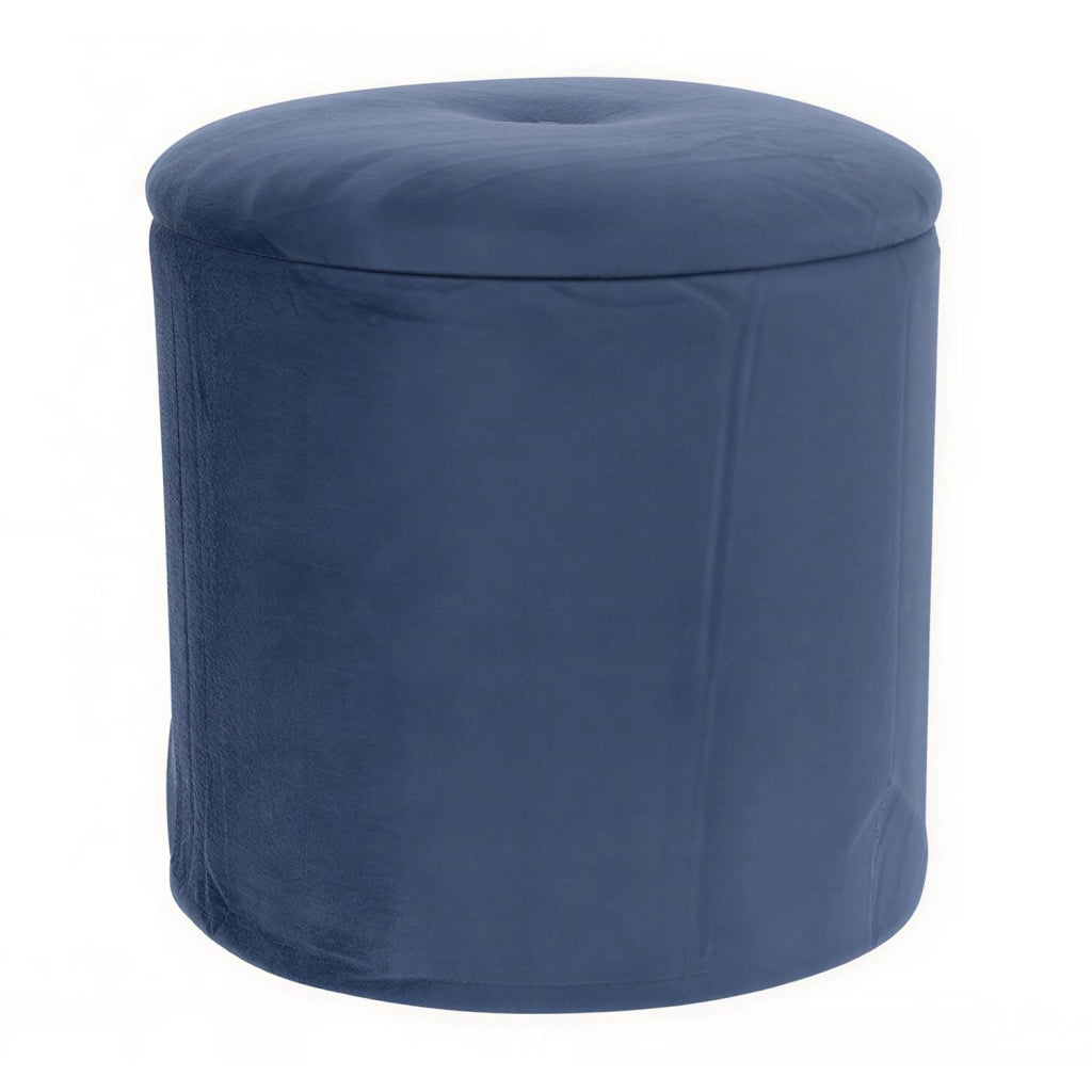 Marvin Pouf Contenitore in Velluto Selina Sgabello Salvaspazio con Vano Portaoggetti Seduta Moderna Elegante per Soggior
