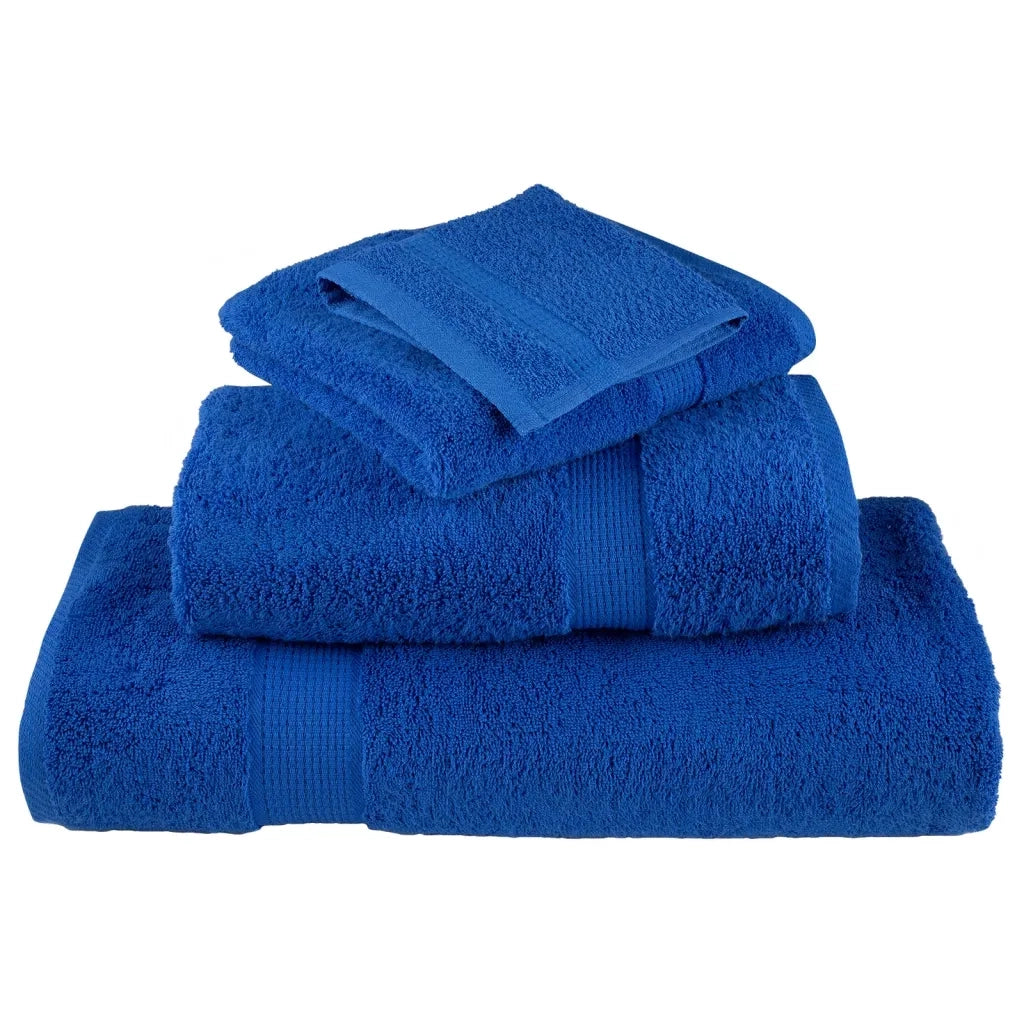Asciugamani da doccia premium SOLUND 2 pezzi blu 70x140 cm 600 g/m² 137188