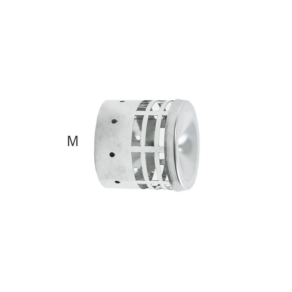Fumaiolo eco gas inox innesto m maschio, diametro 80mm