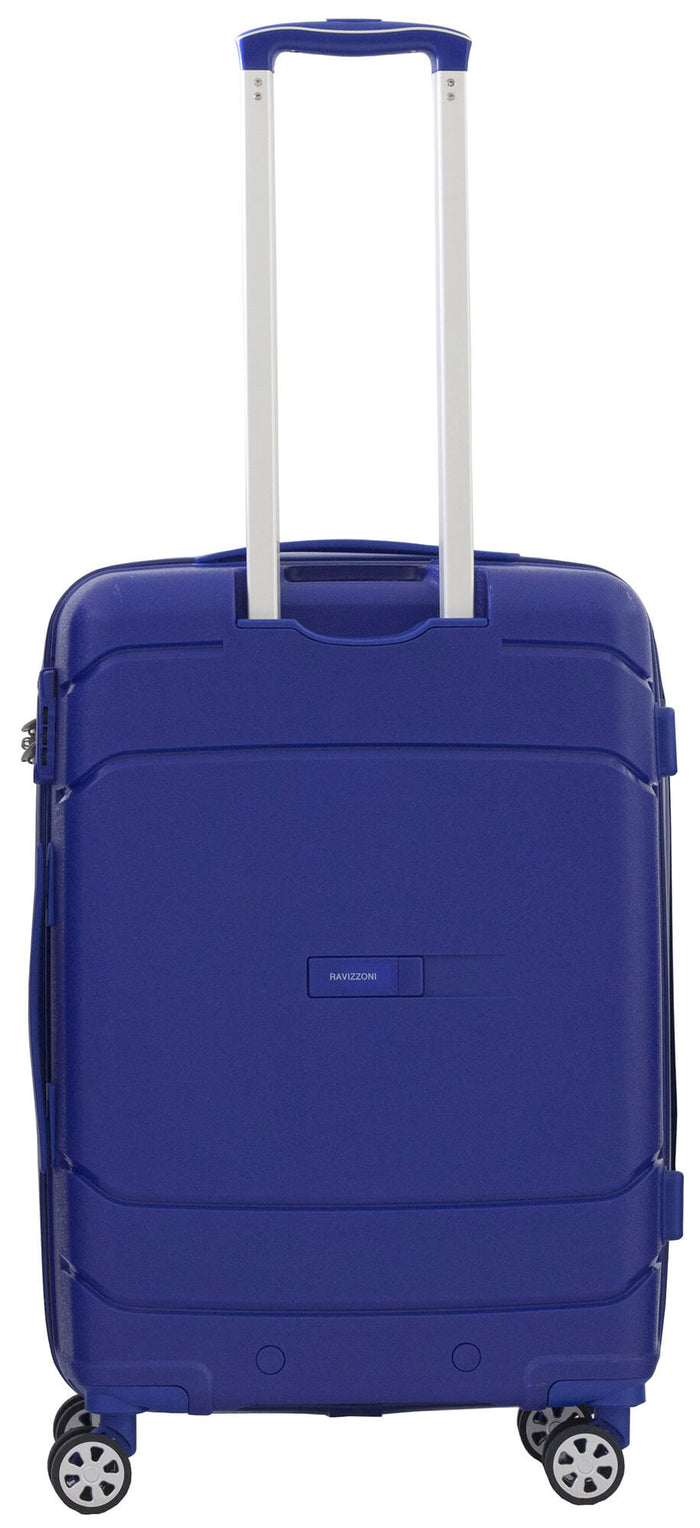 Trolley Valigia Media Rigida in Polipropilene 4 Ruote TSA Ravizzoni Cuba Libre Blu