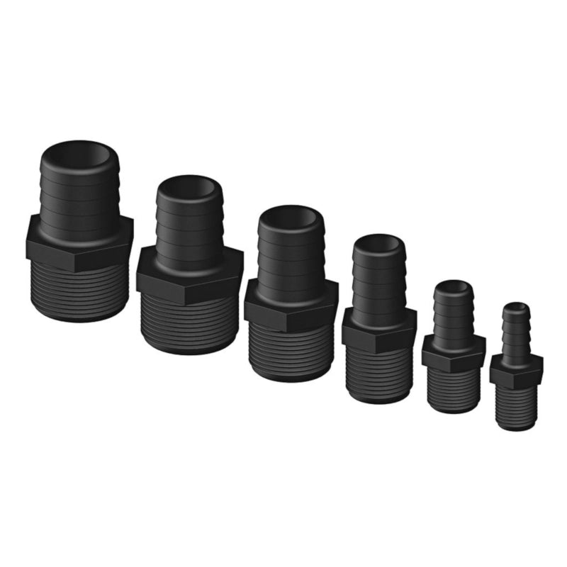 PORTAGOMMA NERO FILETTATO 1/2" 13MM THREAD 1/2 "- HOSE HOLDER 13 MM