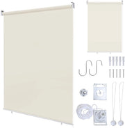 Tende da Parete Verdusteranti 100x140cm - Beige - Imbottito e Protezione UV 80% - 1 Pezzo