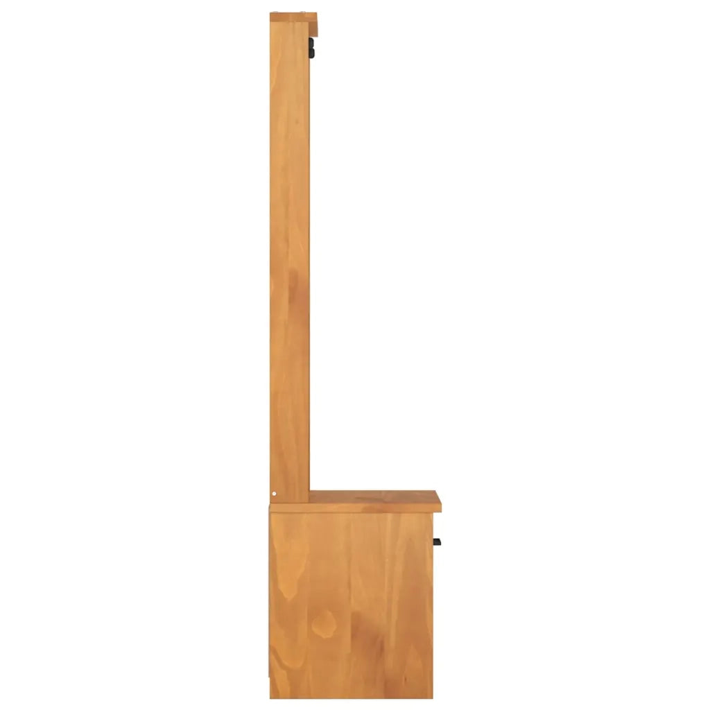 Albero da Ingresso SANDNES 45x40x159,5 cm in Legno di Pino 4010481